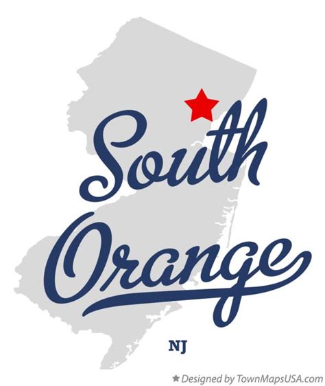 Map of South Orange, NJ, New Jersey