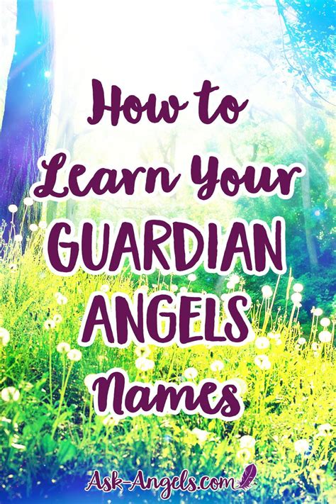 Who is My Guardian Angel? | Find Your Angel’s Name in 7 Simple Steps ...