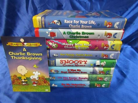 Lot of ~ 8 Charlie Brown ~~ VHS Tapes: w/ - A Charlie Brown Christmas | eBay