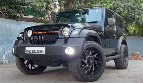 Modified Mahindra Thar With Worth Rs 5.5 Lakh Modifications