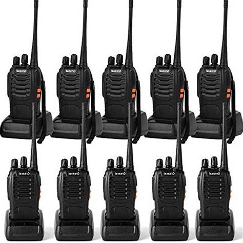 Greaval walkie talkies 10 Pack Rechargeable Two-Way Radios