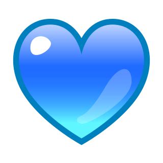 blue heart | emojidex - custom emoji service and apps | Blue heart ...