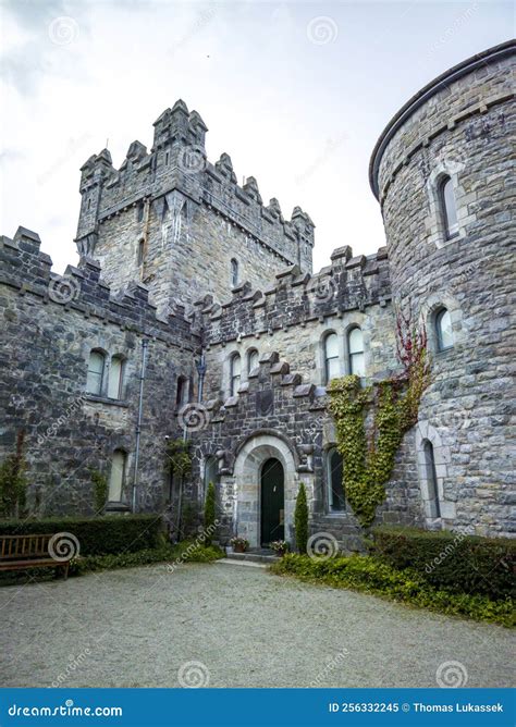 The Historic Glenveagh Castle, Donegal in Ireland Stock Image - Image ...