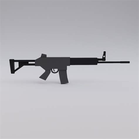 3D PINDAD SS1 assault rifle - TurboSquid 1993079