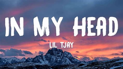 In My Head - Lil Tjay [Lyrics Video]🎼 - YouTube