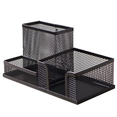 Mesh Desk Caddy - Black - Stationery and Office Supplies Jamaica Ltd.