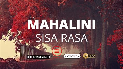 MAHALINI - SISA RASA (Lirik & Chord) - YouTube