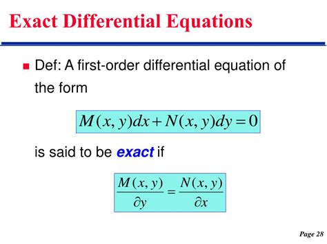 PPT - Chap 1 First-Order Differential Equations PowerPoint Presentation - ID:6110700