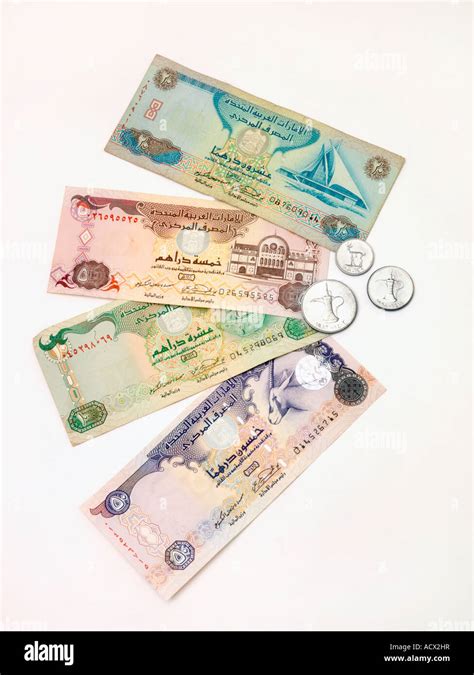 UAE Currency Notes & Coins Stock Photo - Alamy