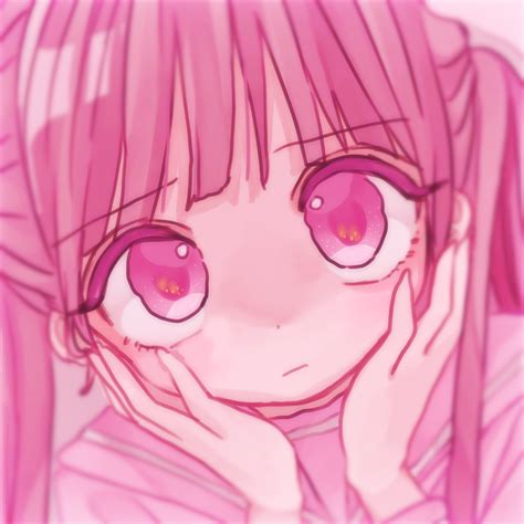 Aesthetic Anime Girl Pfp Pink