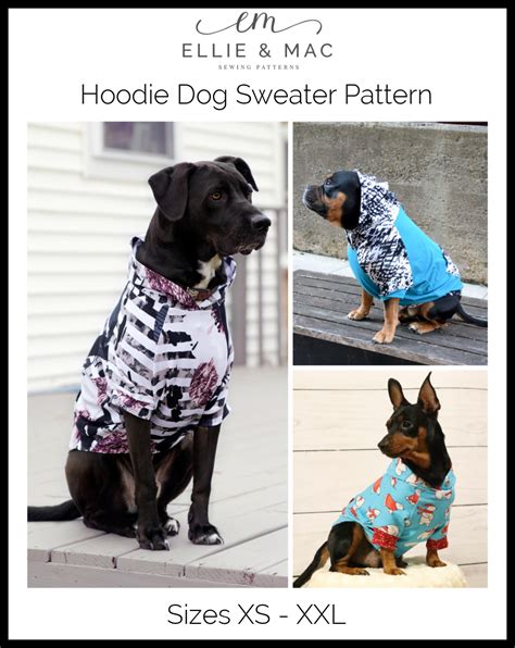 Hoodie Dog Sweater Pattern