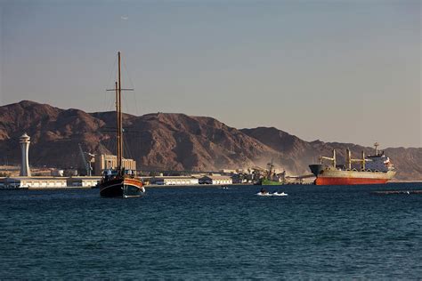 Port Of Aqaba, Aqaba, Jordan Photograph by Panoramic Images - Fine Art ...