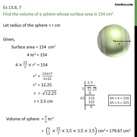 Surface Area Of A Sphere Questions