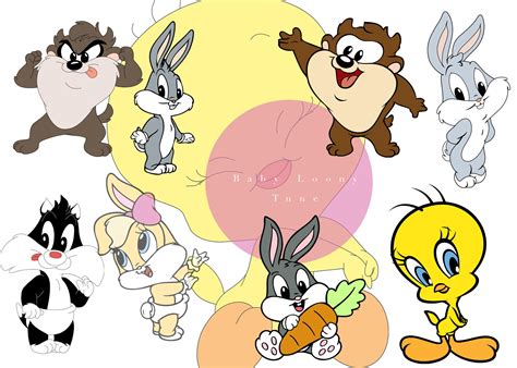 Baby Loony Tunes Clipart Loony Tunes Clipart Tweety PNG - Etsy