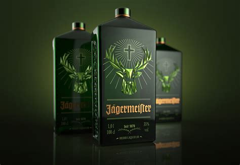 Jägermeister bottle :: Behance