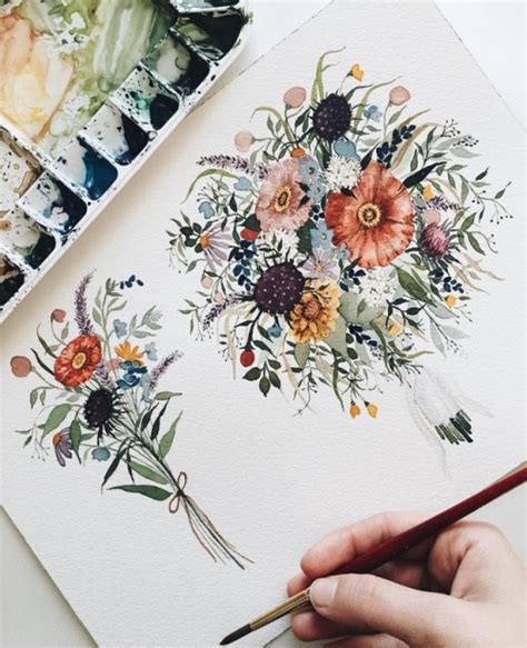 Botanical Watercolor Painter Shealeen Louise, on...