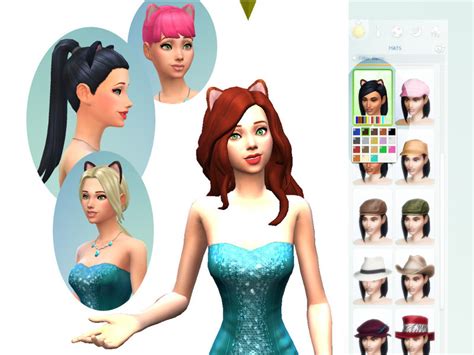 Sims 4 cc cat ears headband - tcpole