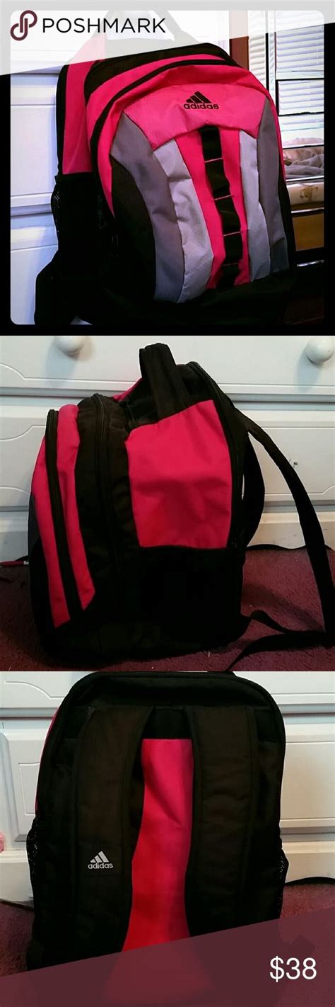 Adidas Backpack Pink/Black | Adidas backpack, Pink backpack, Pink adidas