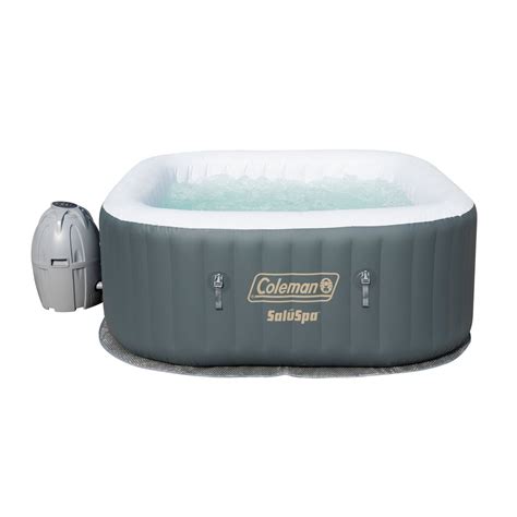 Coleman SaluSpa 4 Person Portable Inflatable Outdoor AirJet Spa Hot Tub ...