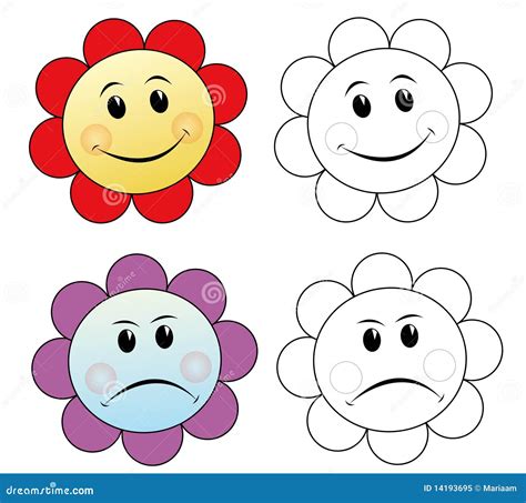 Flowers Showing Emotions Royalty Free Stock Photo - Image: 14193695