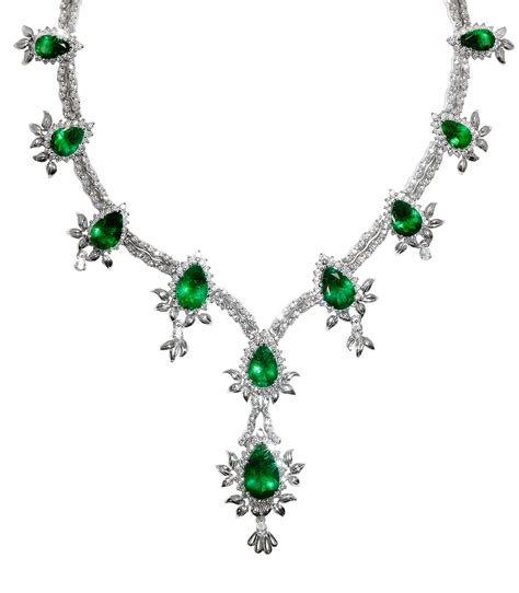 Emerald & Diamond Necklace - Kaufmann De Suisse