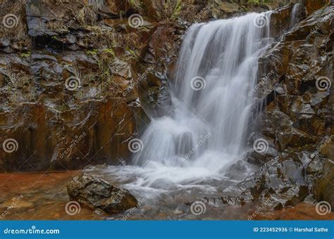 Waterfall stock photo. Image of autumn, fall, india - 223452936