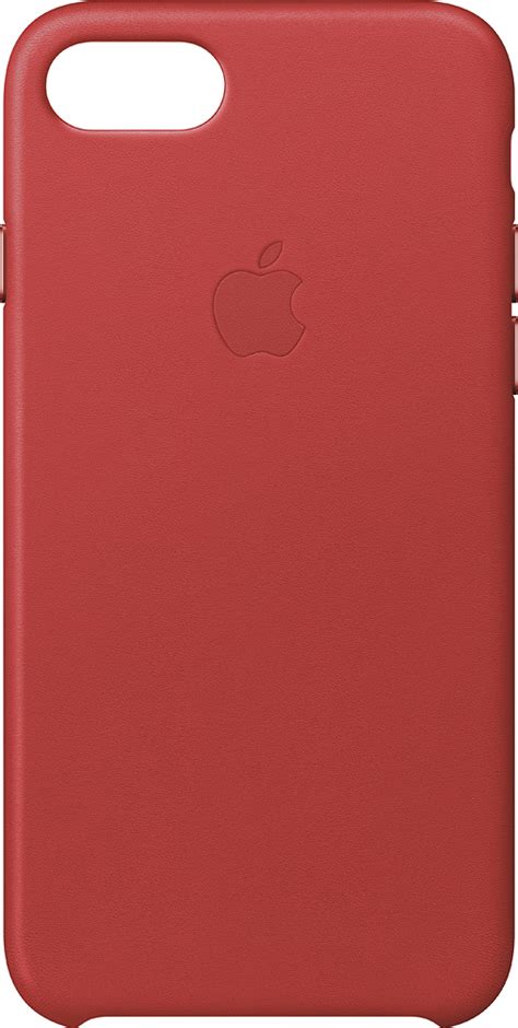 Best Buy: Apple iPhone® 7 Leather Case Red MMY62ZM/A