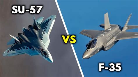 Su-57 vs F-35 | Un combate de 5ª Generación entre Rusia y EE.UU | ¿Quién ganaría? - YouTube