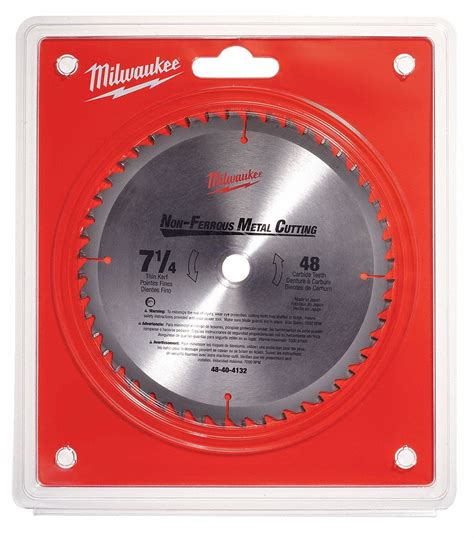 MILWAUKEE Circular Saw Blade, 7-1/4 In., 48 Teeth - 29UN89|48-40-4132 ...