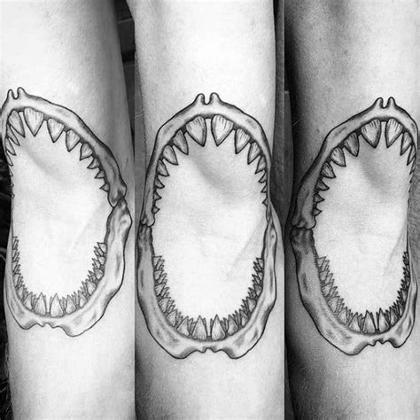 Shark Bite Tattoo