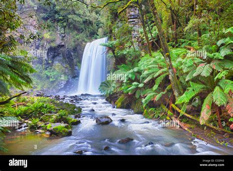 Hopetoun Falls in Otway Ranges National Park, Victoria Australia Stock ...