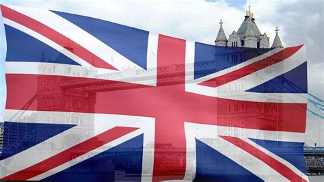 Download United Kingdom Flag And Tower Bridge Wallpaper | Wallpapers.com