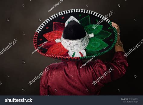 Studio Portrait Person Wearing Charro Hat Stock Photo 2201506533 ...