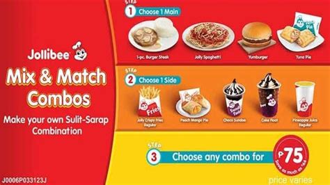 Jollibee Mix And Match Menu 2024 - Abbie Shanda