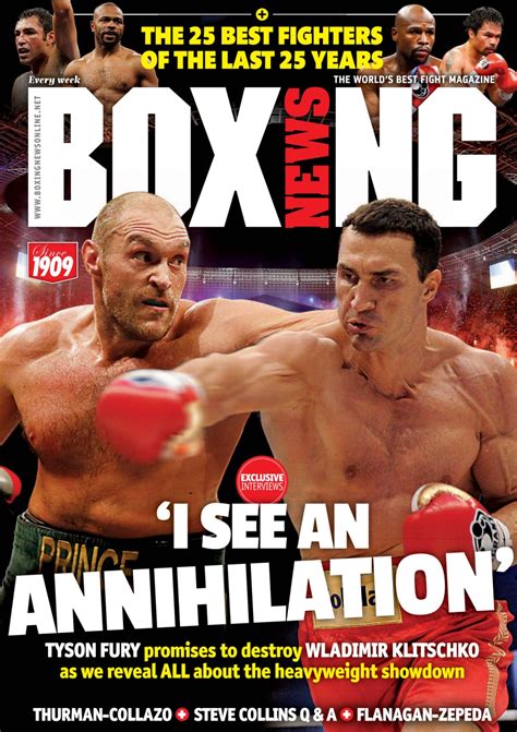 Boxing News Magazine - 07/07/2015 Back Issue