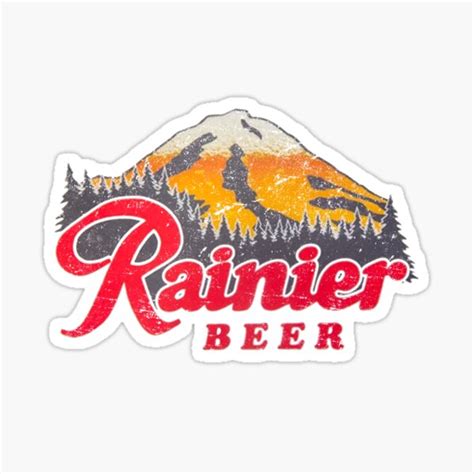 Rainier Beer Stickers | Redbubble