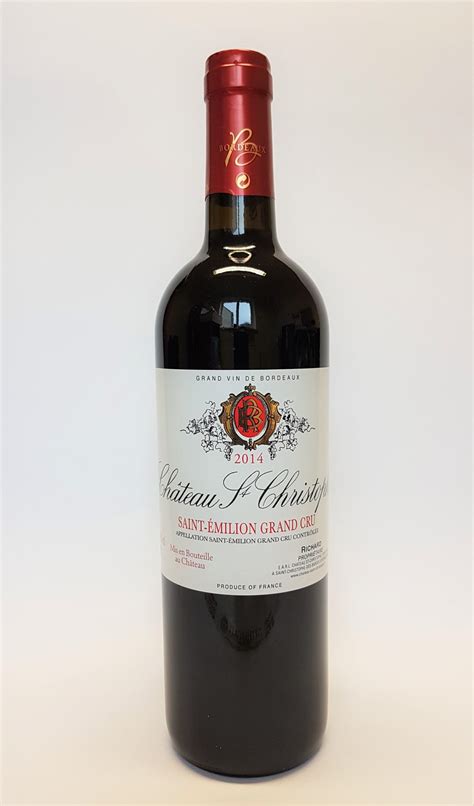 Chateau Saint-Christophe, Saint-Emilion Grand Cru, Bordeaux ...