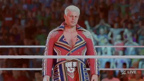 WWE2K23 Cody Rhodes Entrance 2