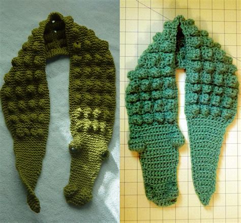 Bright and Shiny - Lovely and Good: Crochet Gator Scarf for Kids - Pattern