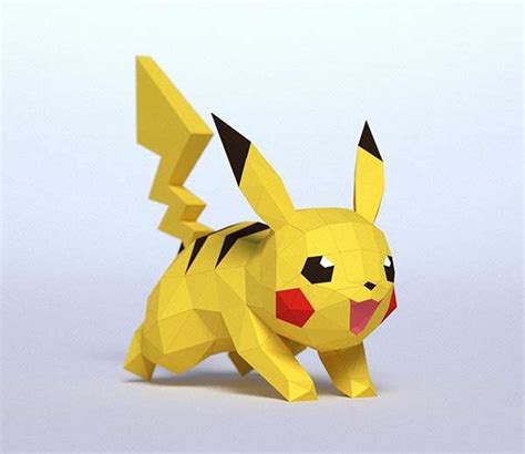 DIY 3D Pokemon Papercraft Models | Gadgetsin