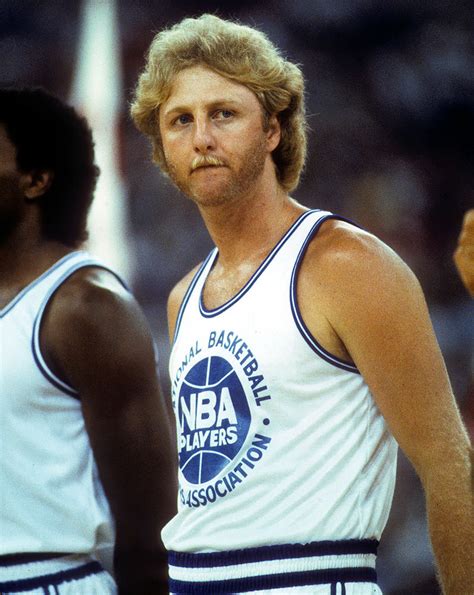 Larry Bird sports a beard during an exhibition... - SI Photo Blog