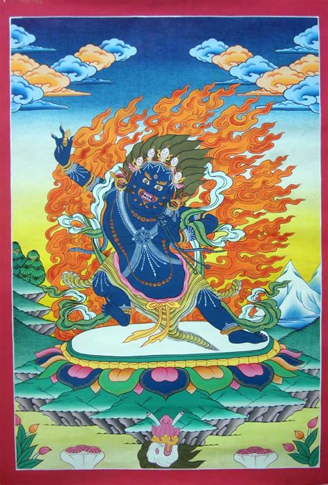 Vajrapani Thangka Painting | Price: US$50 | Thangka - Figure ...