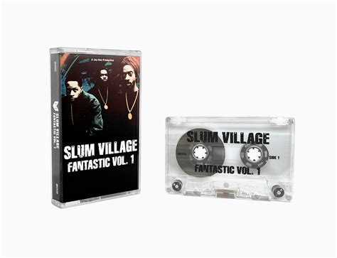 Slum Village - Fantastic Vol. 1 & 2 Cassettes :: Behance