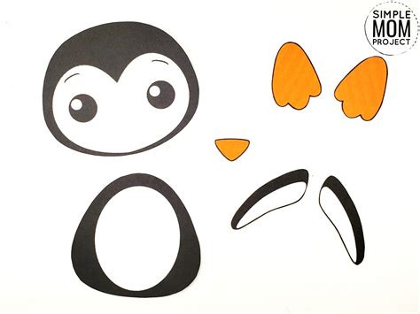 Click now to print your free craft penguin template to make this cute and fun penguin art ...
