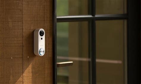 SimpliSafe Video Doorbell Pro features a wide-angle lens and heat sensors