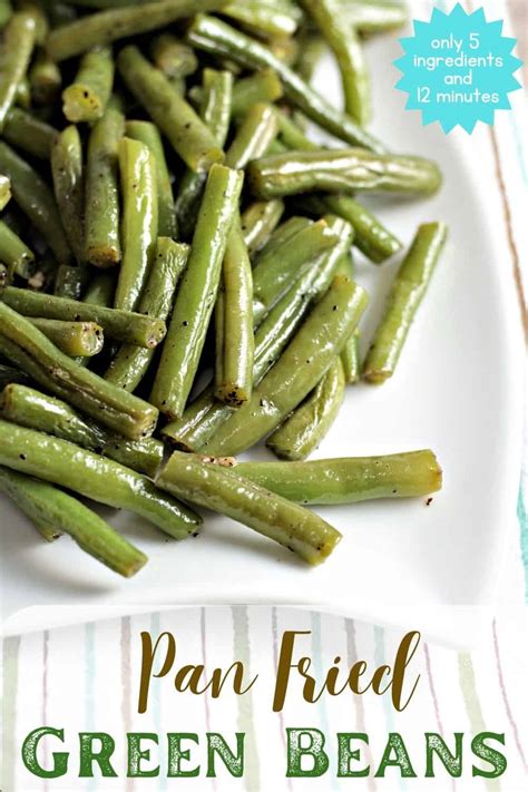 Pan Fried Fresh Green Beans Recipe - Mindy's Cooking Obsession