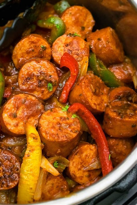 Instant Pot Sausage and Peppers | One Pot Recipes