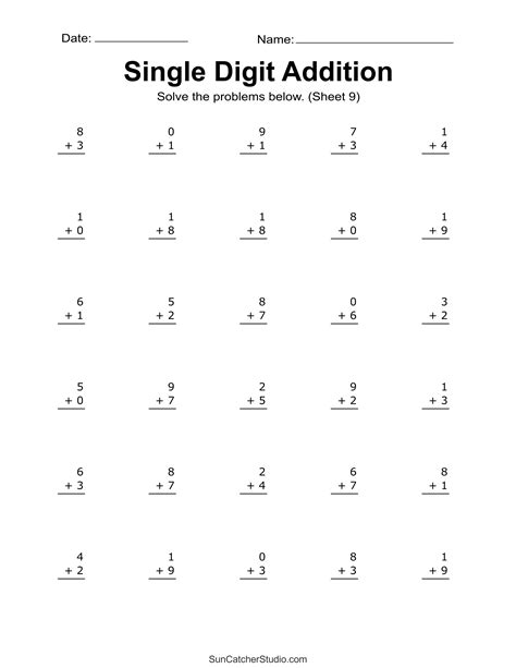 1-Minute Math: Addition Worksheets | 99Worksheets - Worksheets Library