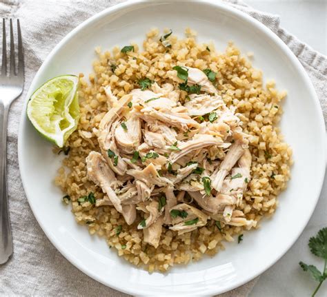 Blackened Tilapia + Cilantro Lime Cauliflower Rice - The Toasted Pine Nut