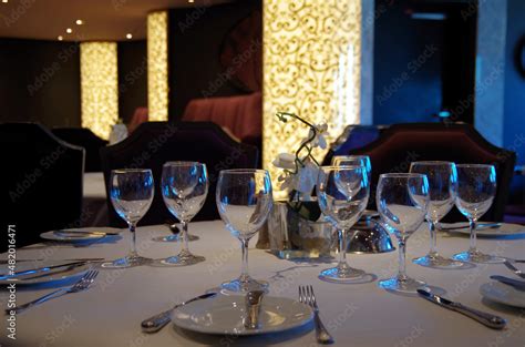 Elegant and formal dining room or restaurant onboard luxury MSC Cruises ...